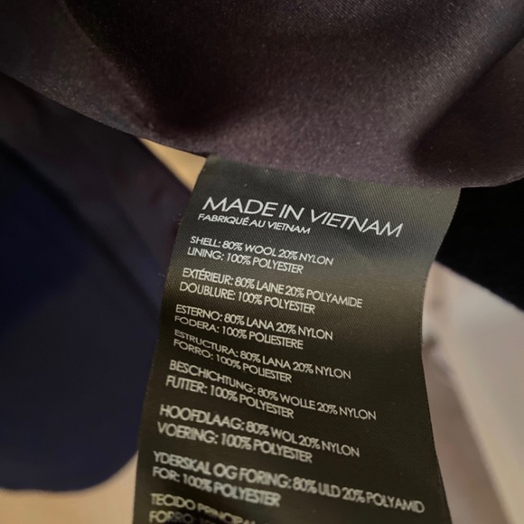 Club Monaco Daylina Coat Navy - Picture 6 of 12